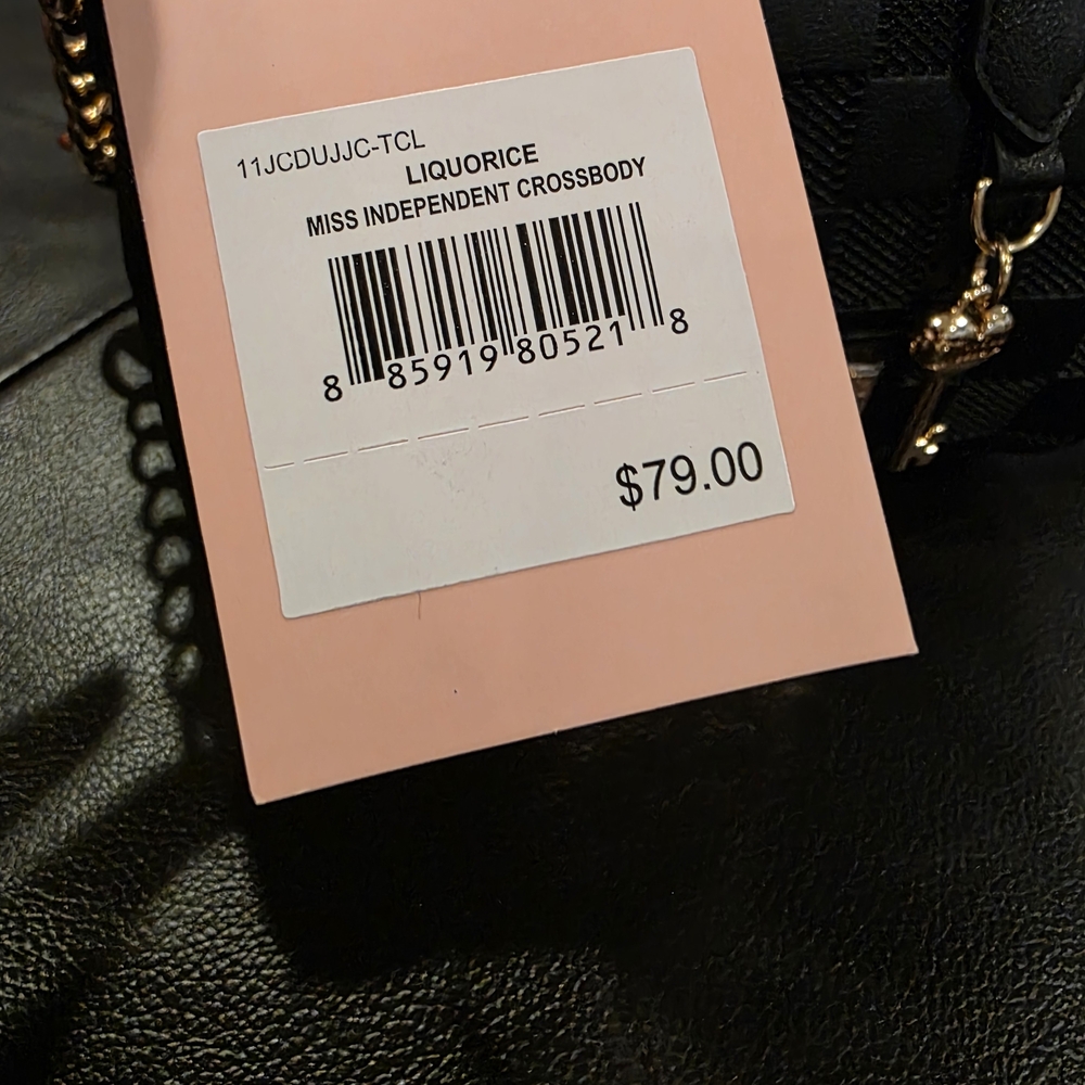 NWT Juicy Couture Miss Indepenent Crossbody - Liquorice - Picture 6 of 6